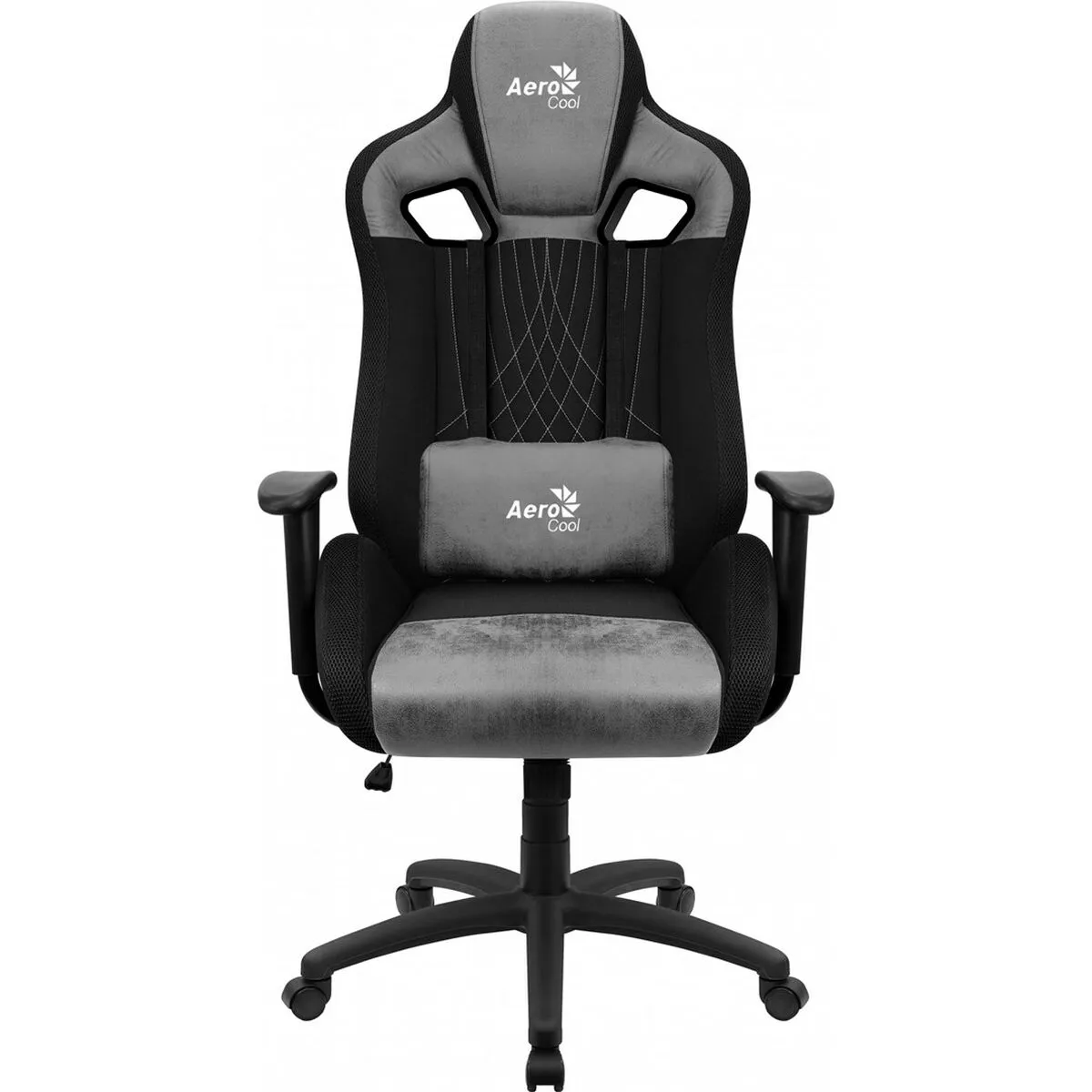 Sedia Gaming Aerocool EARL AeroSuede 180º Nero Grigio