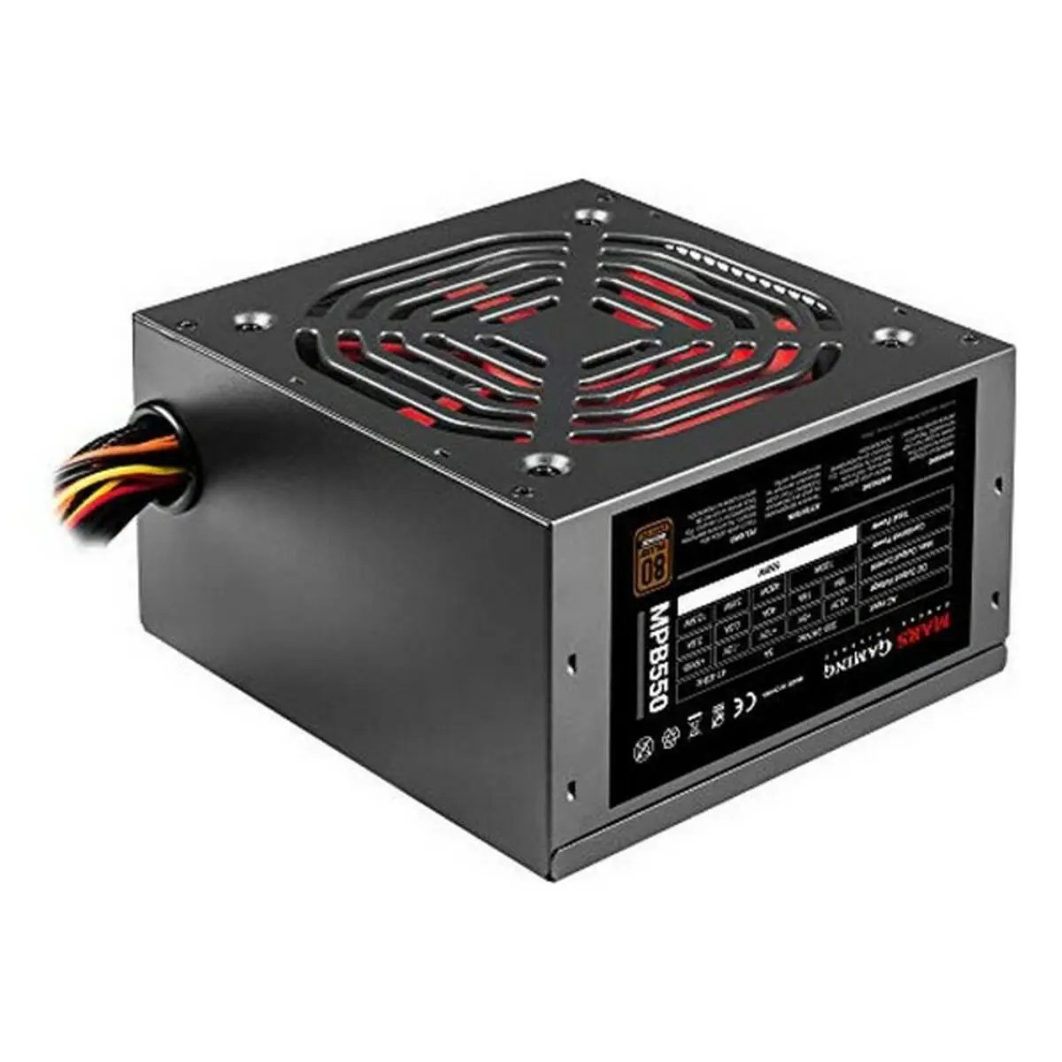 Fonte di Alimentazione Mars Gaming MPB550 80plus +90 BRONZE 500 W 550W