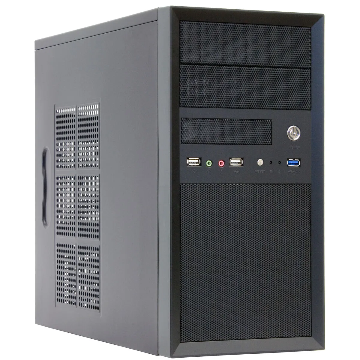 Case computer desktop ATX Chieftec CT-01B-OP Nero