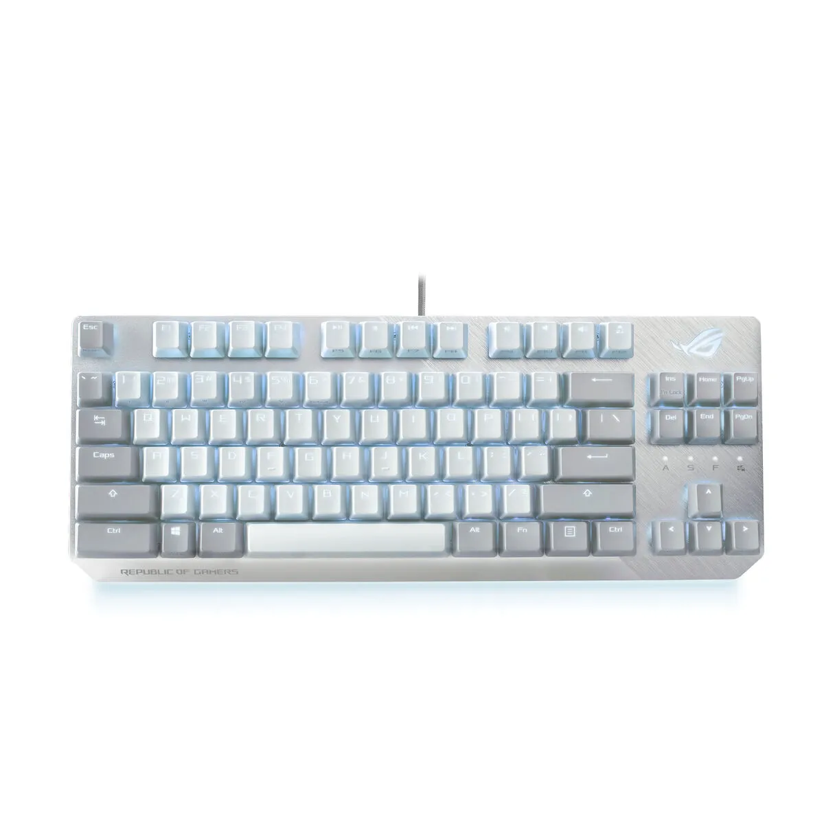 Tastiera Asus ROG Strix Scope NX TKL Moonlight White Qwerty in Spagnolo Bianco