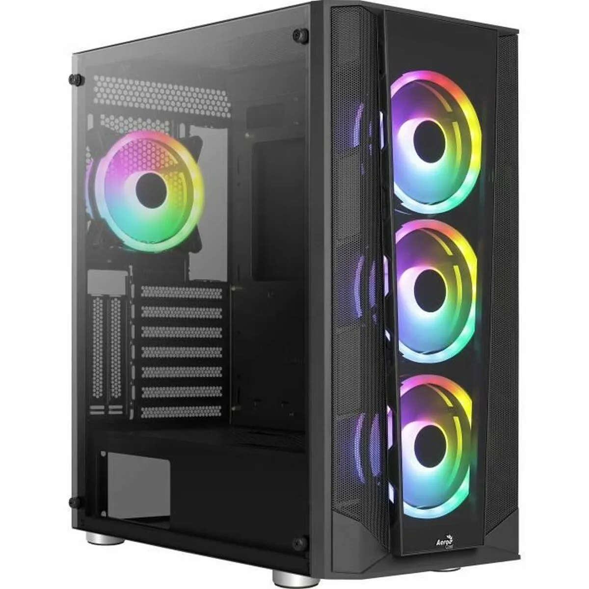 Case computer desktop ATX Aerocool Nero