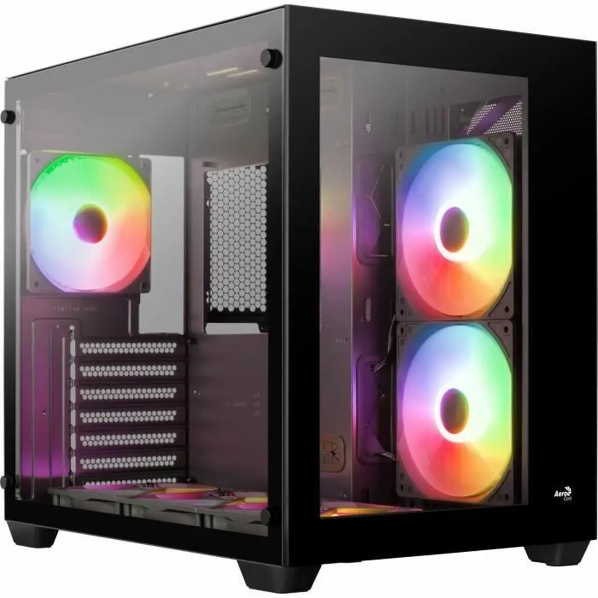 Case computer desktop ATX Aerocool Nero