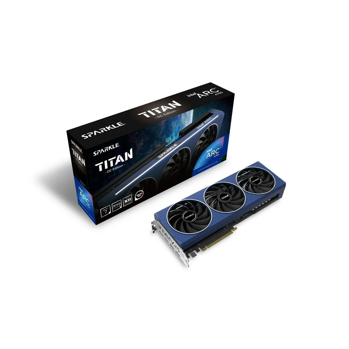 Scheda Grafica Sparkle SA750T-8GOC                     8 GB GDDR6 Intel ARC A750 TITAN OC EDITION