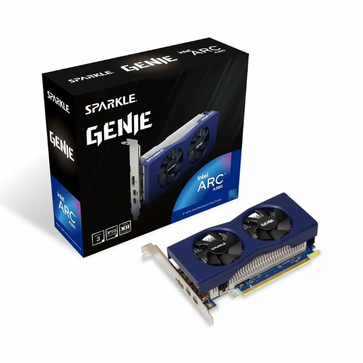 Scheda Grafica Sparkle 1A1-S00401700G Intel ARC A380 GENIE 6 GB GDDR6