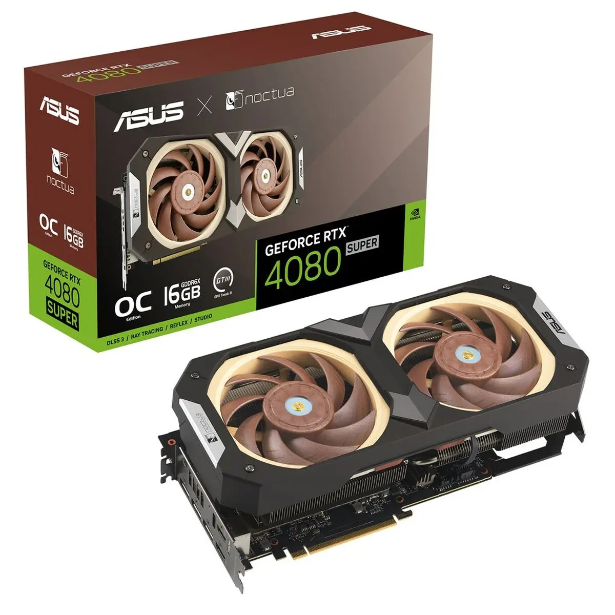 Scheda Grafica Asus RTX4080S-O16G-NOCTUA GEFORCE RTX 4080 SUPER 16 GB GDDR6X