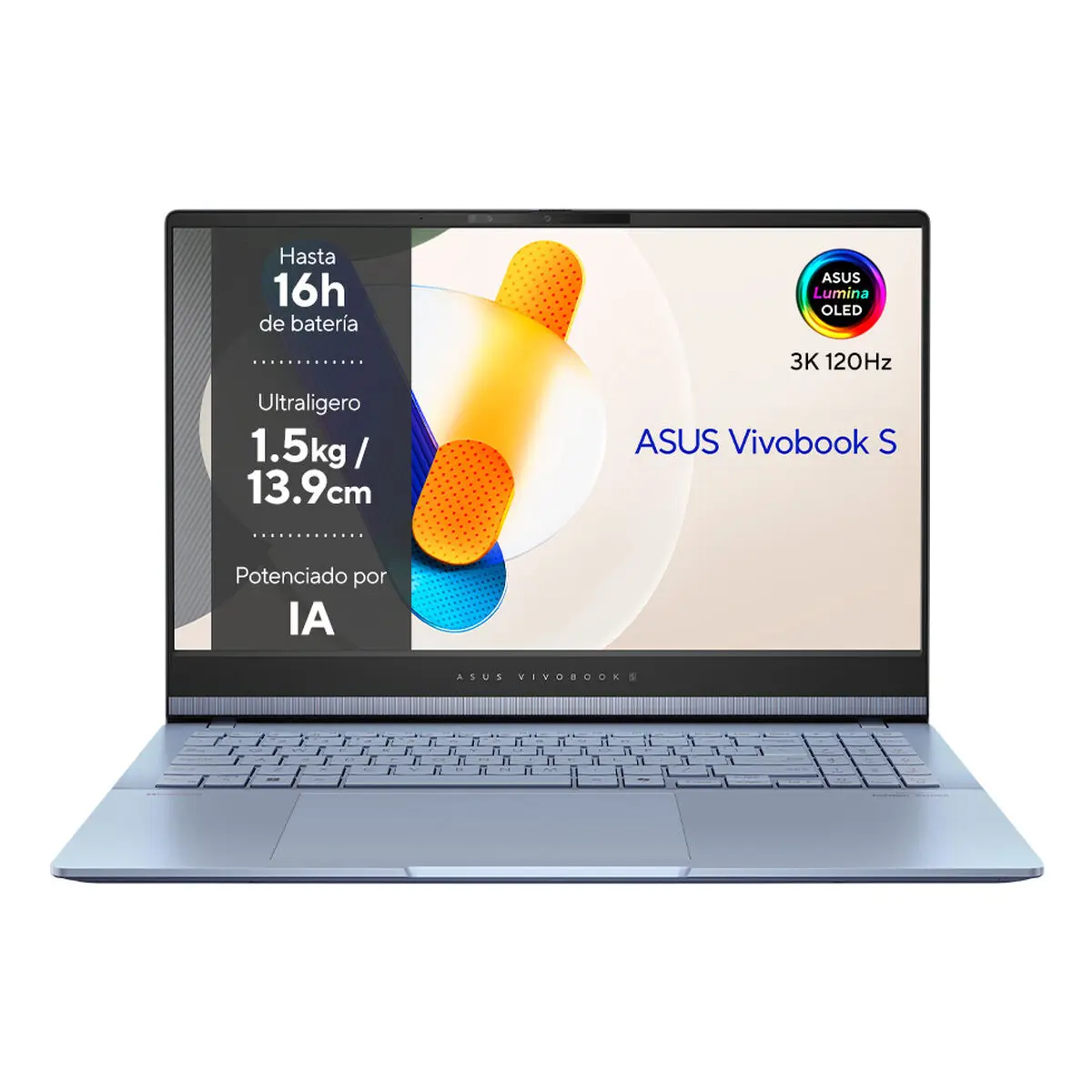 Laptop Asus S5506MA-MA048W 15,6" Intel Core Ultra 7 155H 16 GB RAM 1 TB SSD Qwerty in Spagnolo