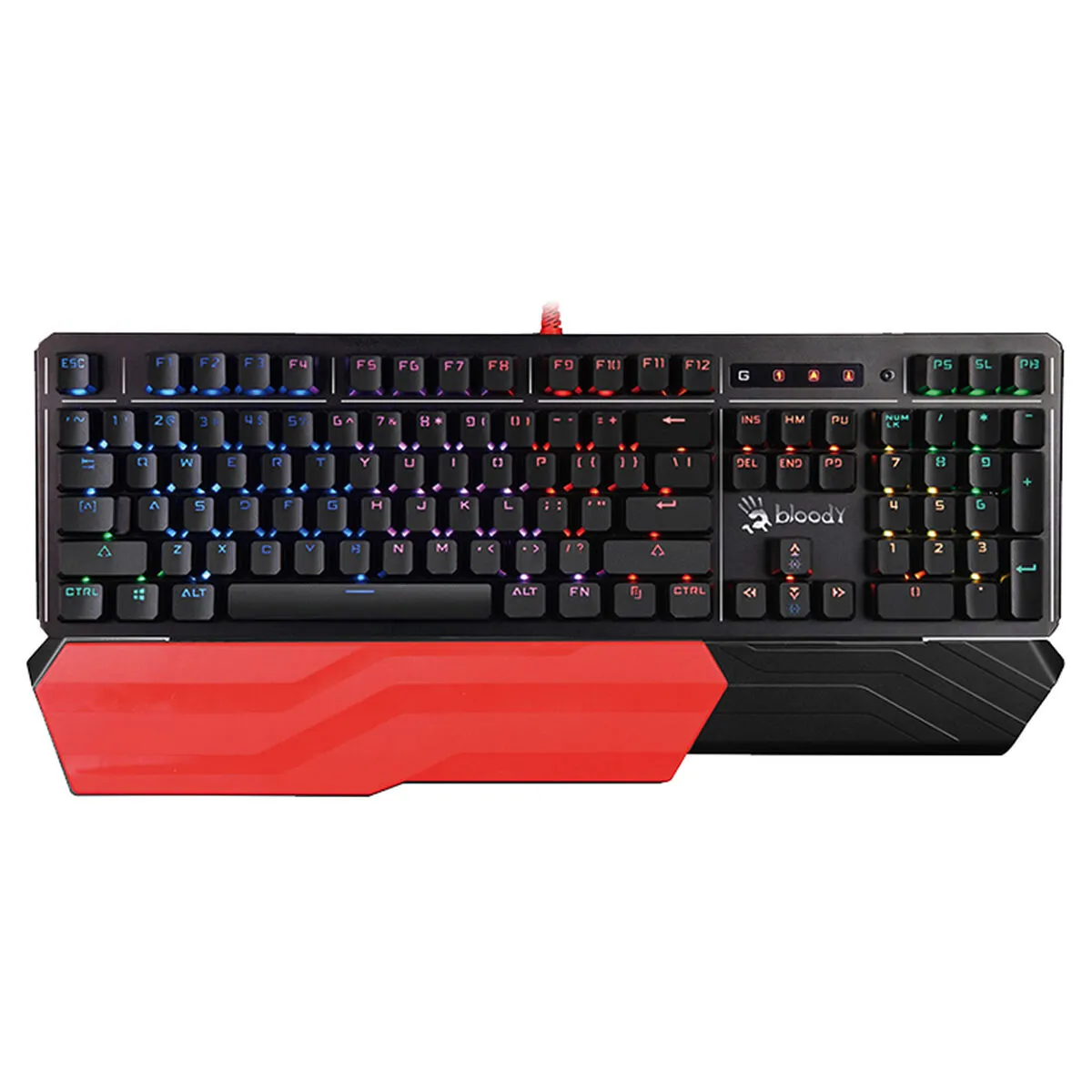 Tastiera A4 Tech Bloody B975 Nero/Rosso QWERTY