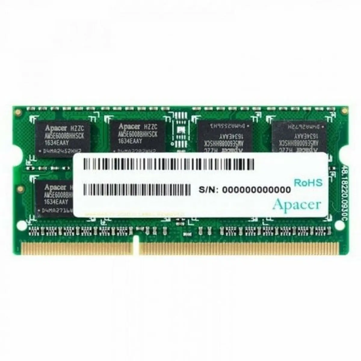 Memoria RAM Apacer DS.04G2K.HAM 1600 mHz CL11 4 GB DDR3