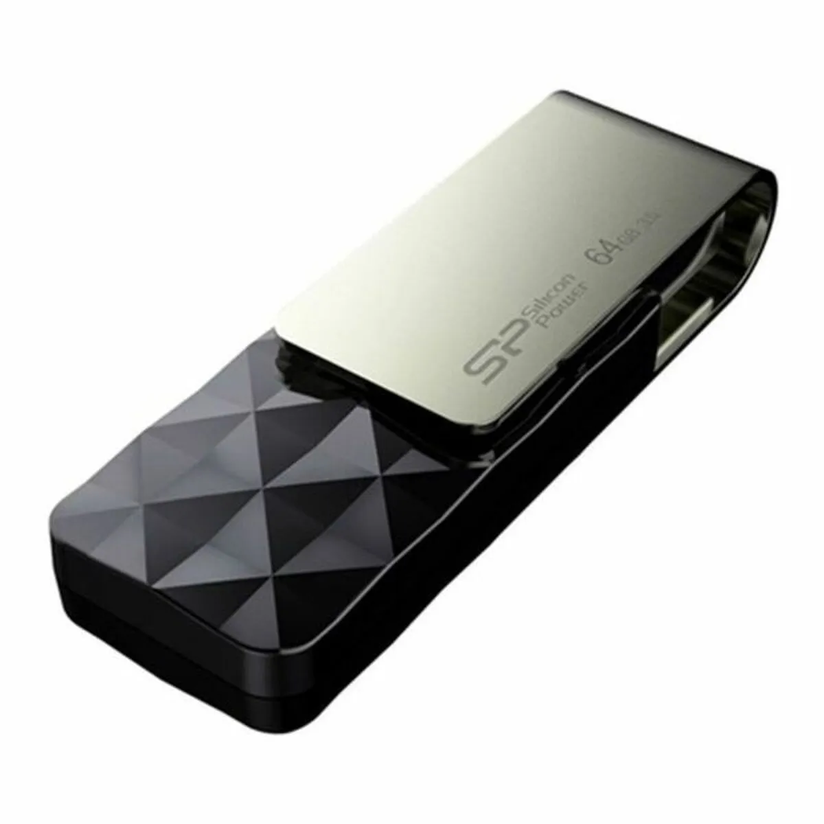 Memoria USB Silicon Power Blaze B30 64 GB Nero