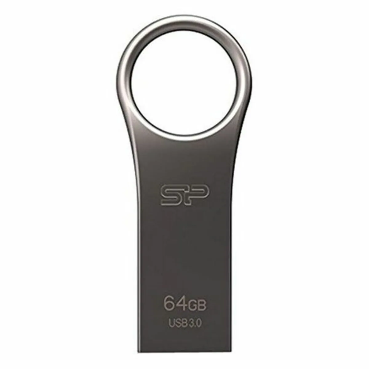 Memoria USB Silicon Power SP064GBUF3J80V1T 64 GB Titanio Argentato 64 GB 128 GB