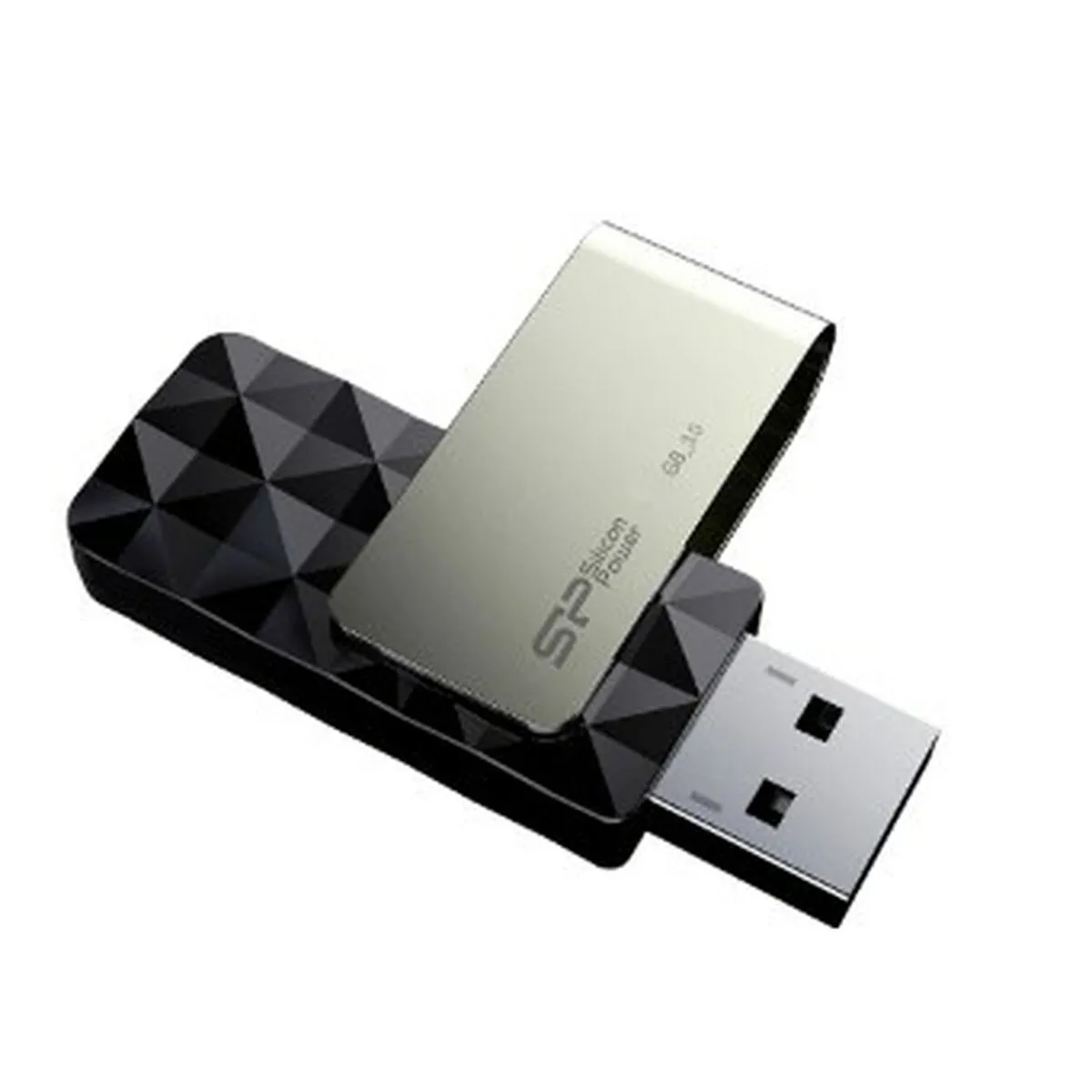 Memoria USB Silicon Power Blaze B30 Nero Nero/Argentato 256 GB