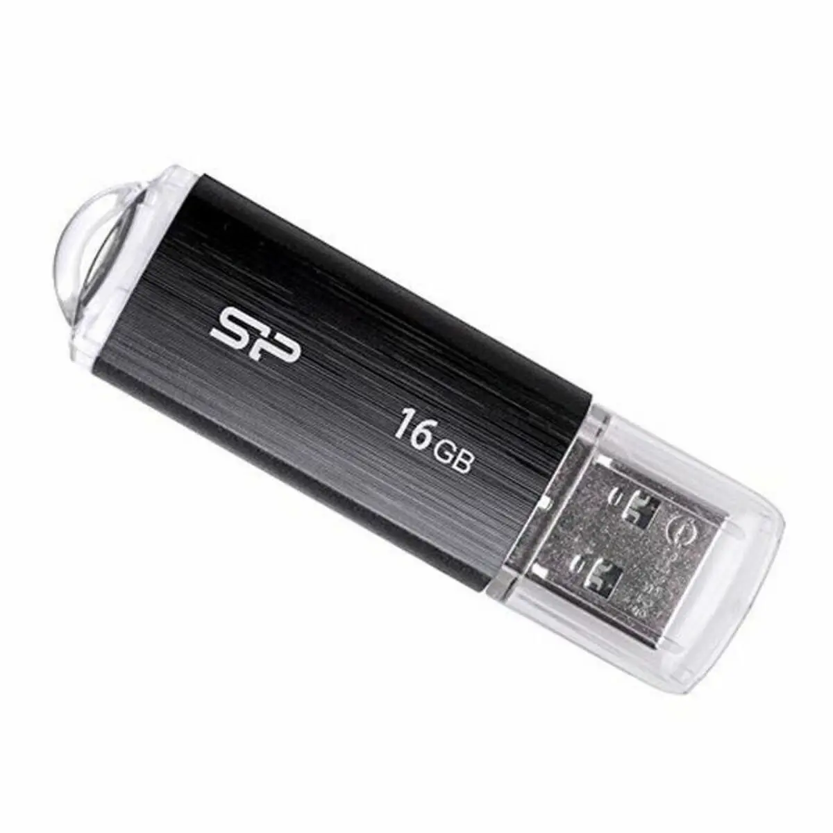 Memoria USB Silicon Power SP016GBUF2U02V1K 16 GB USB 2.0 Nero 16 GB