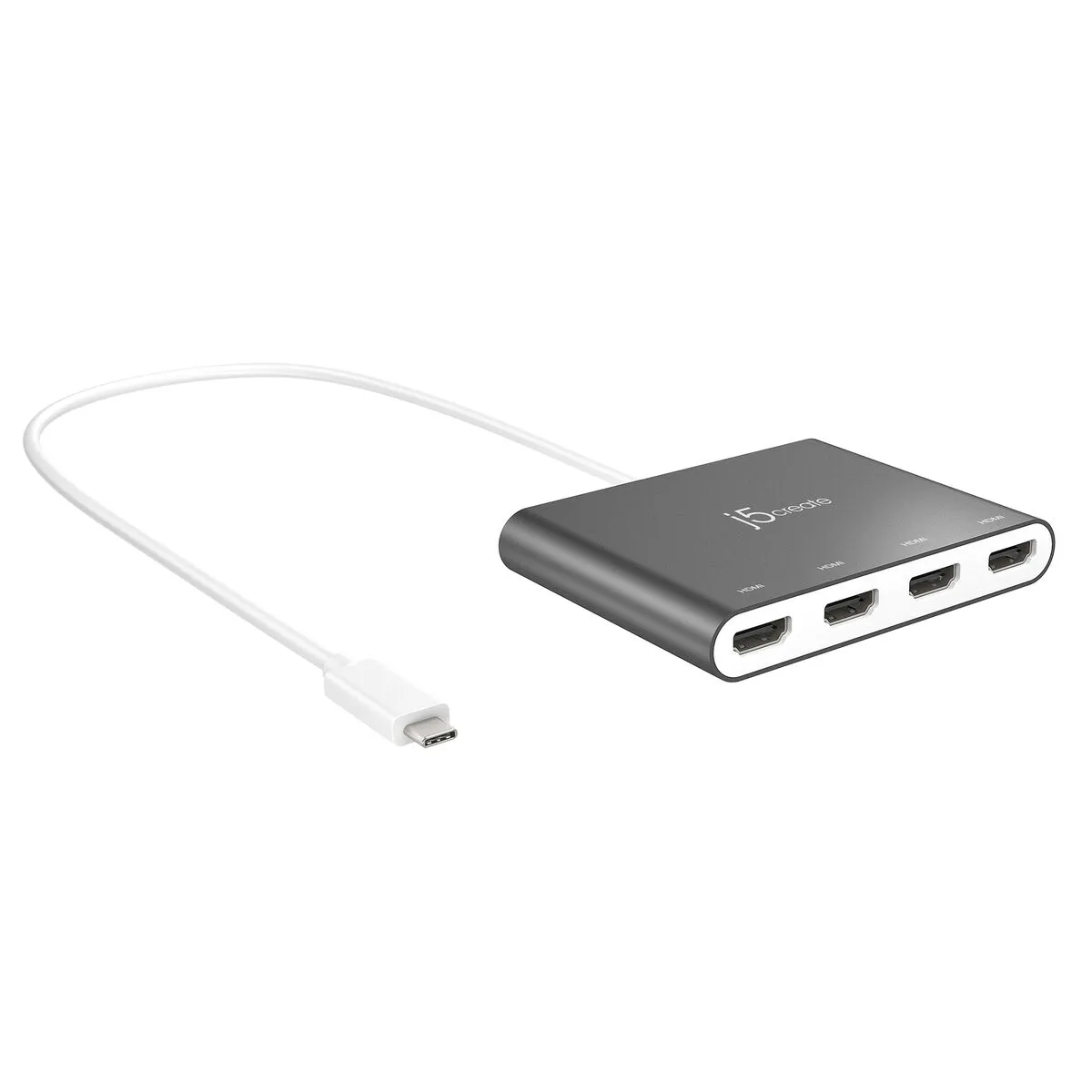 Adattatore USB-C con HDMI j5create JCA366-N Argentato