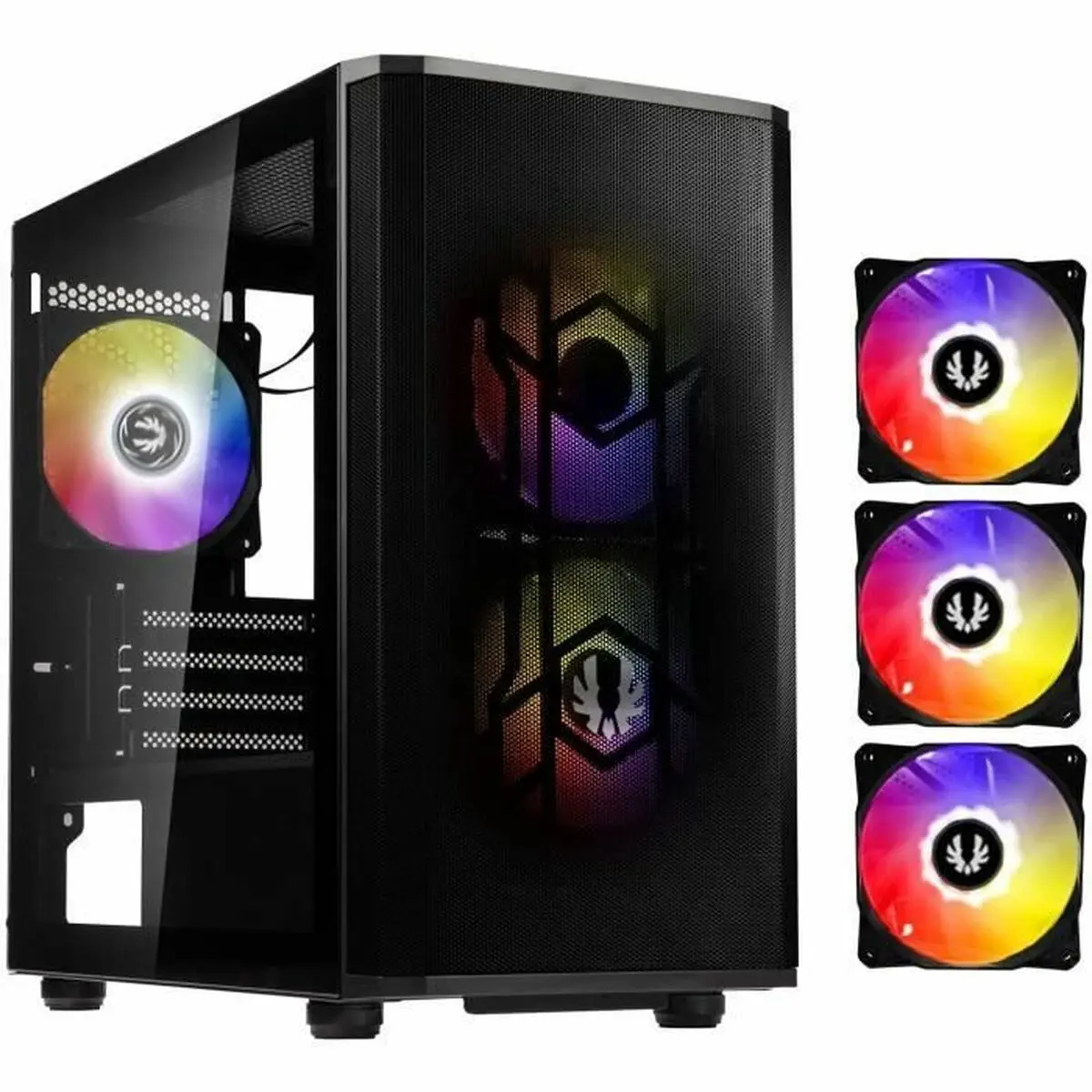 Case computer desktop ATX BitFenix Nero