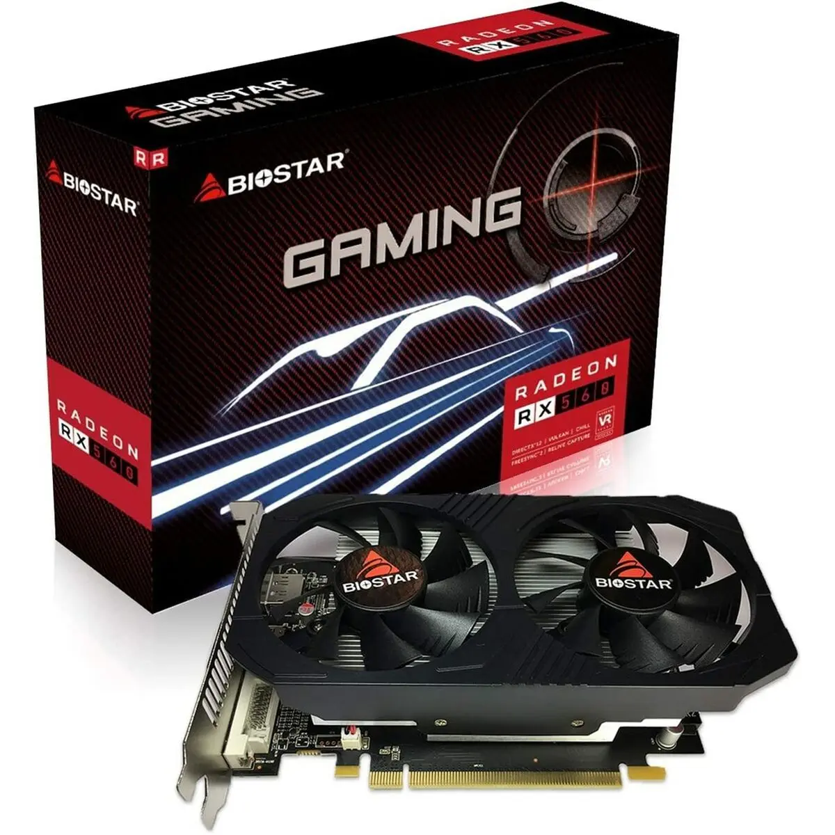 Scheda Grafica Biostar VA5615RF41 AMD Radeon RX 560 GDDR5 4 GB