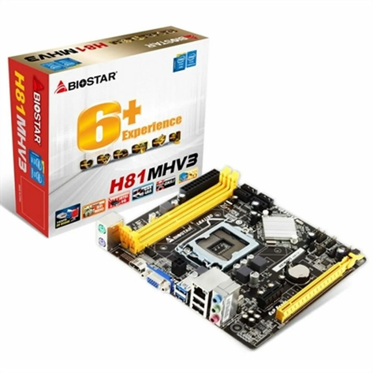 Scheda Madre Biostar H81MHV3 3.0 H81 Intel H81 LGA 1150