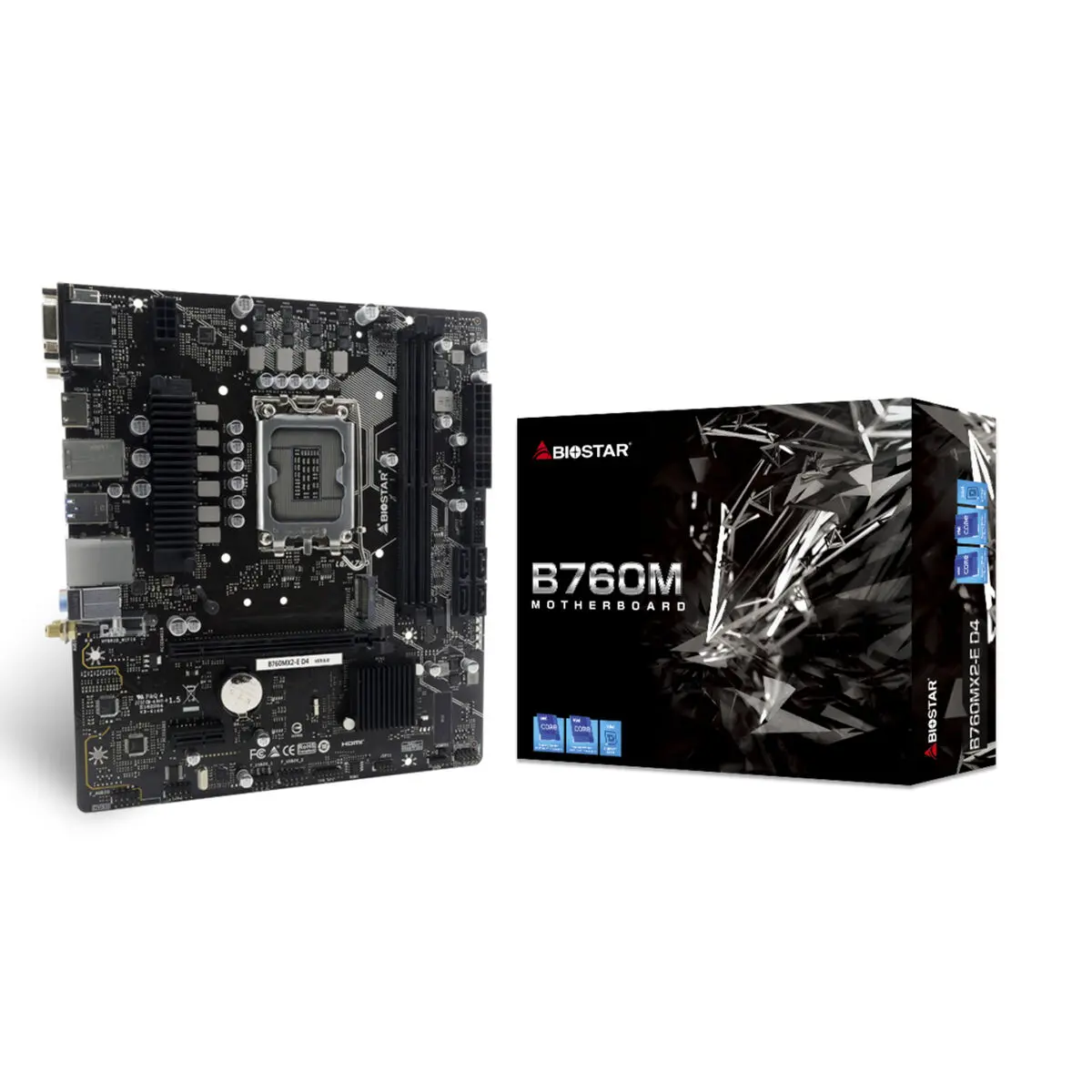 Scheda Madre Biostar B760MX2-E D4 Intel B760 LGA 1700