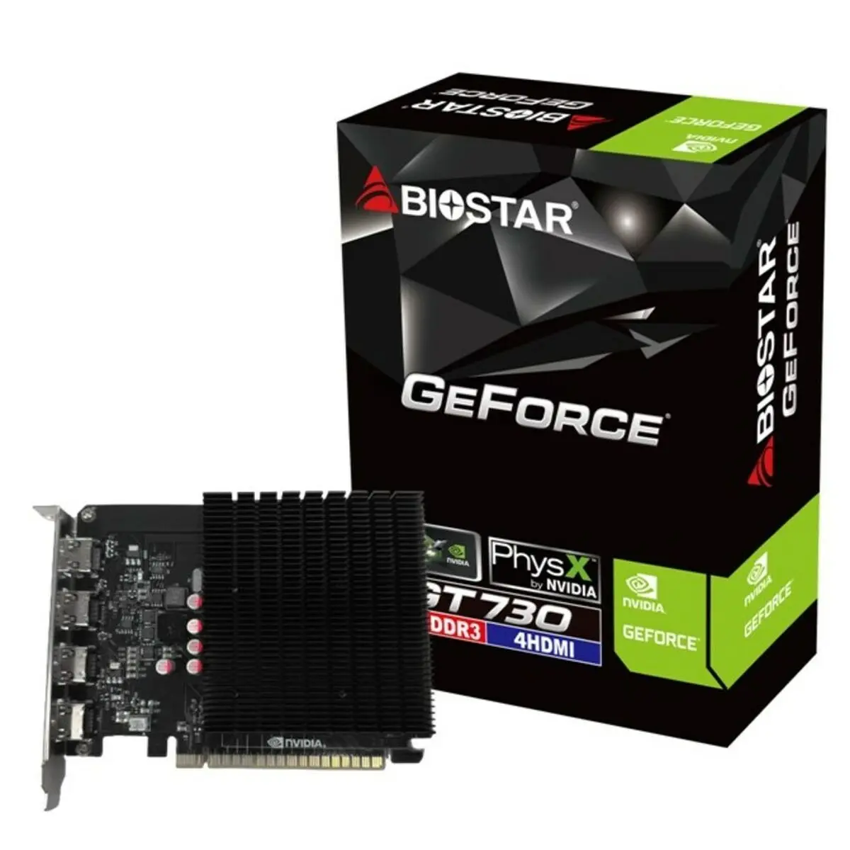 Scheda Grafica Biostar VN7313TG46 NVIDIA GeForce GT 730 4 GB GDDR3