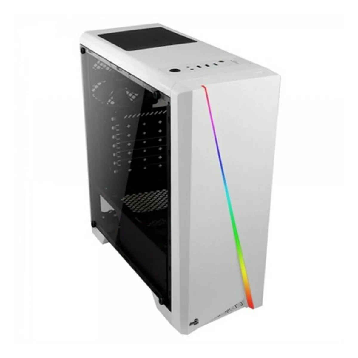 Case computer desktop Micro ATX / ATX Aerocool CYLONW Bianco