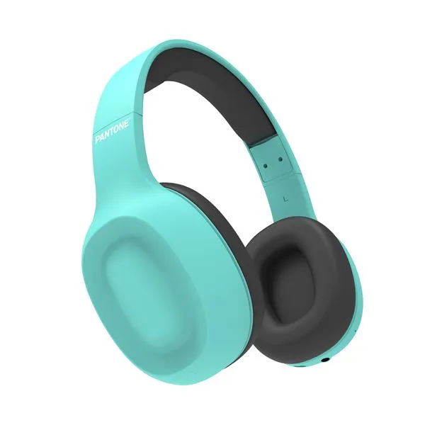 PANTONE BLUETOOTH HEADPHONE CYAN