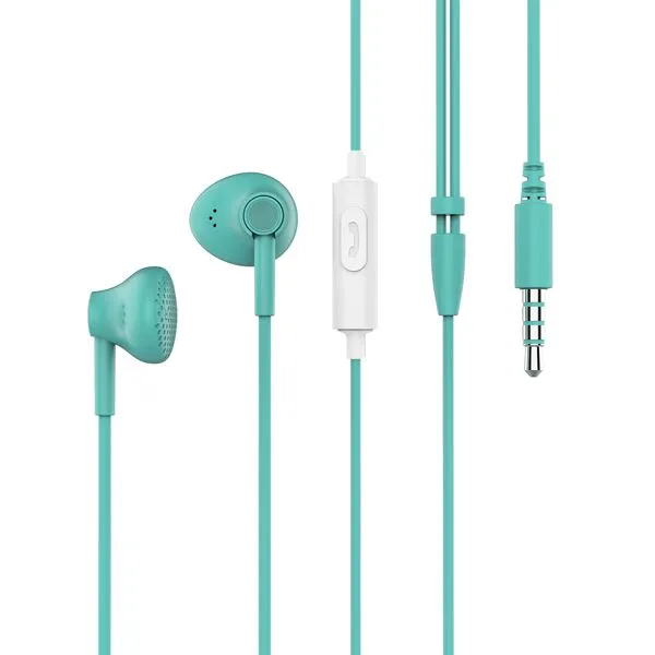 PANTONE WIRED EARPHONE 3.5MM CYAN