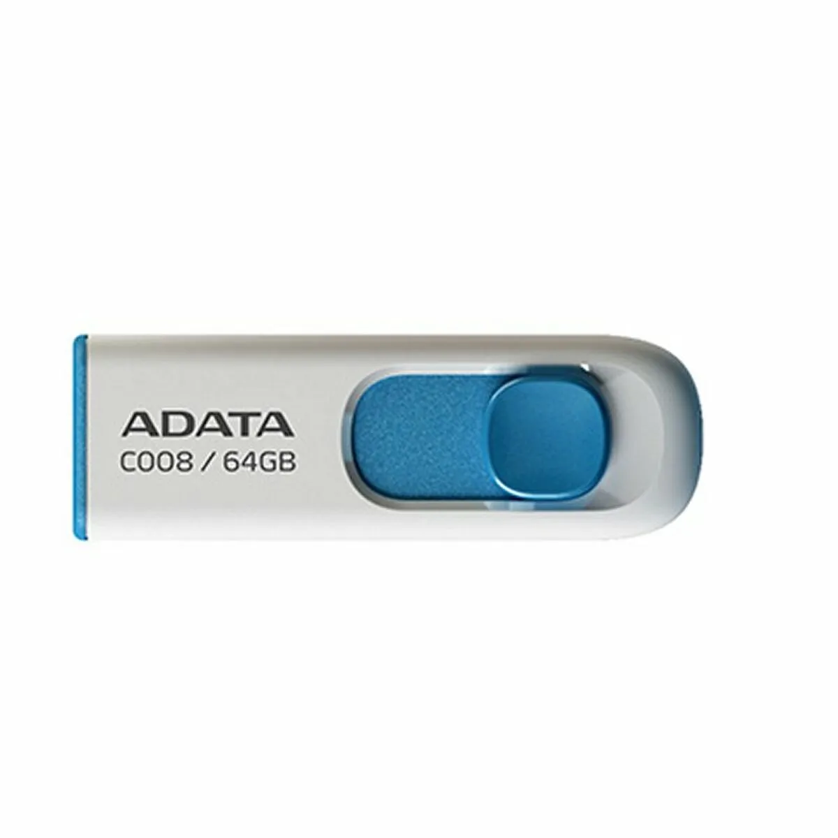 Memoria USB Adata AC008-64G-RWE 64 GB Bianco Azzurro/Bianco 64 GB