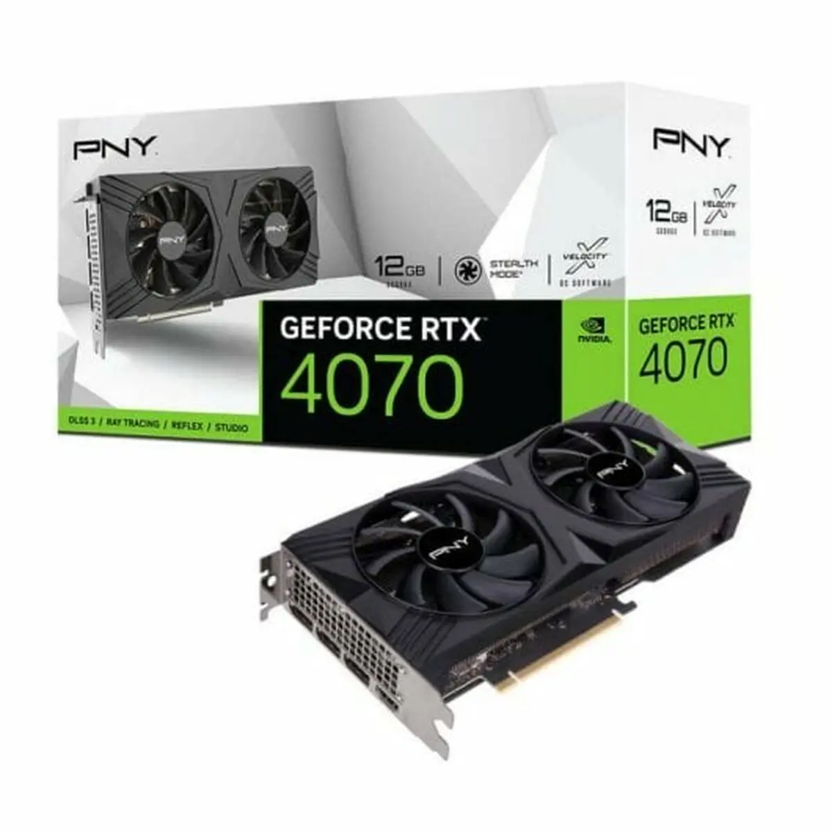 Scheda Grafica PNY VCG407012DFXPB1 GEFORCE RTX 4070 12 GB GDDR6X