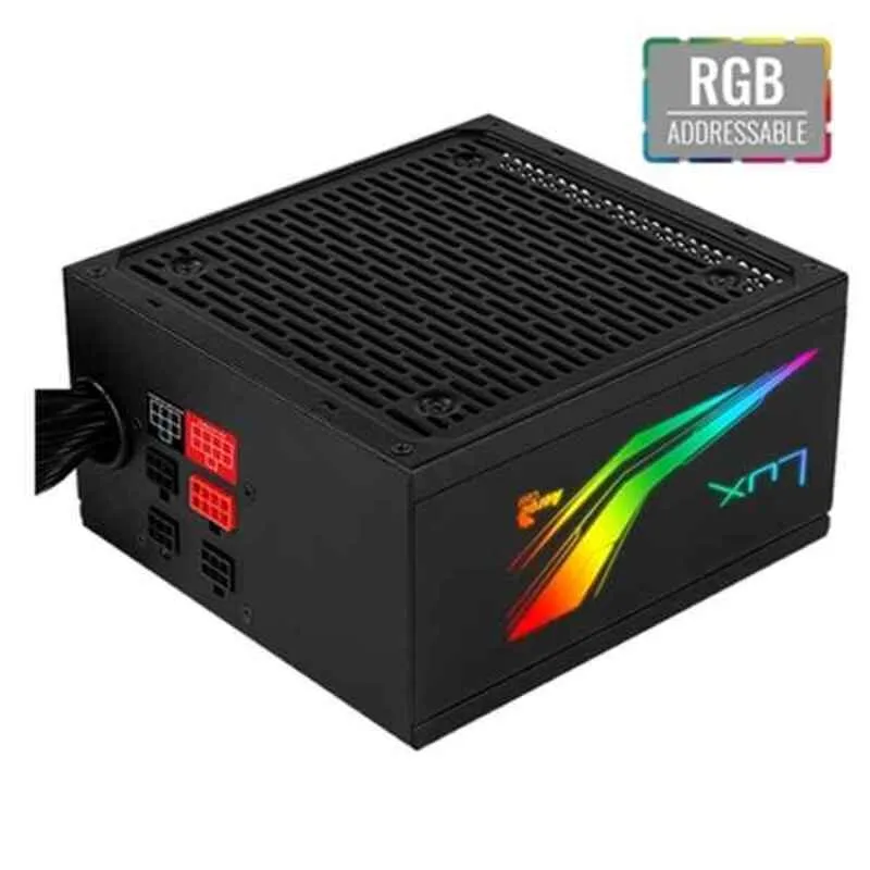 Fonte di Alimentazione Aerocool LUXRGB750M ATX 750 W LED RGB 80 Plus Bronze