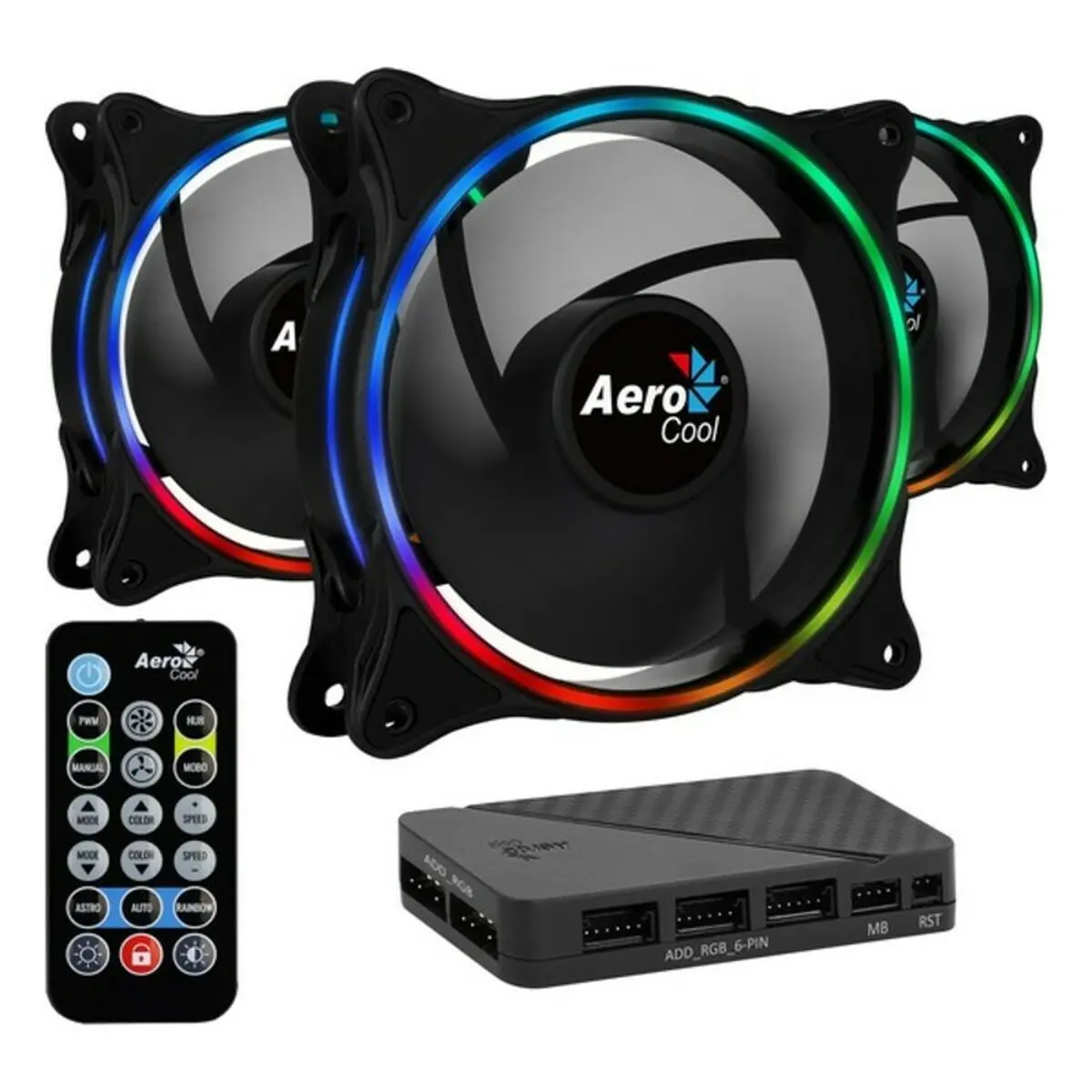 Ventilatore Aerocool Eclipse 12 Pro Ø 12 cm RGB (3 pcs)