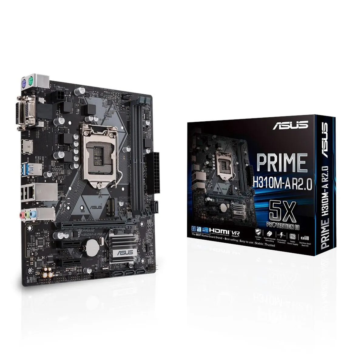 Scheda Madre Asus PRIME H310M-A R2.0 mATX LGA1151 Intel H310 LGA 1151 LGA 1156