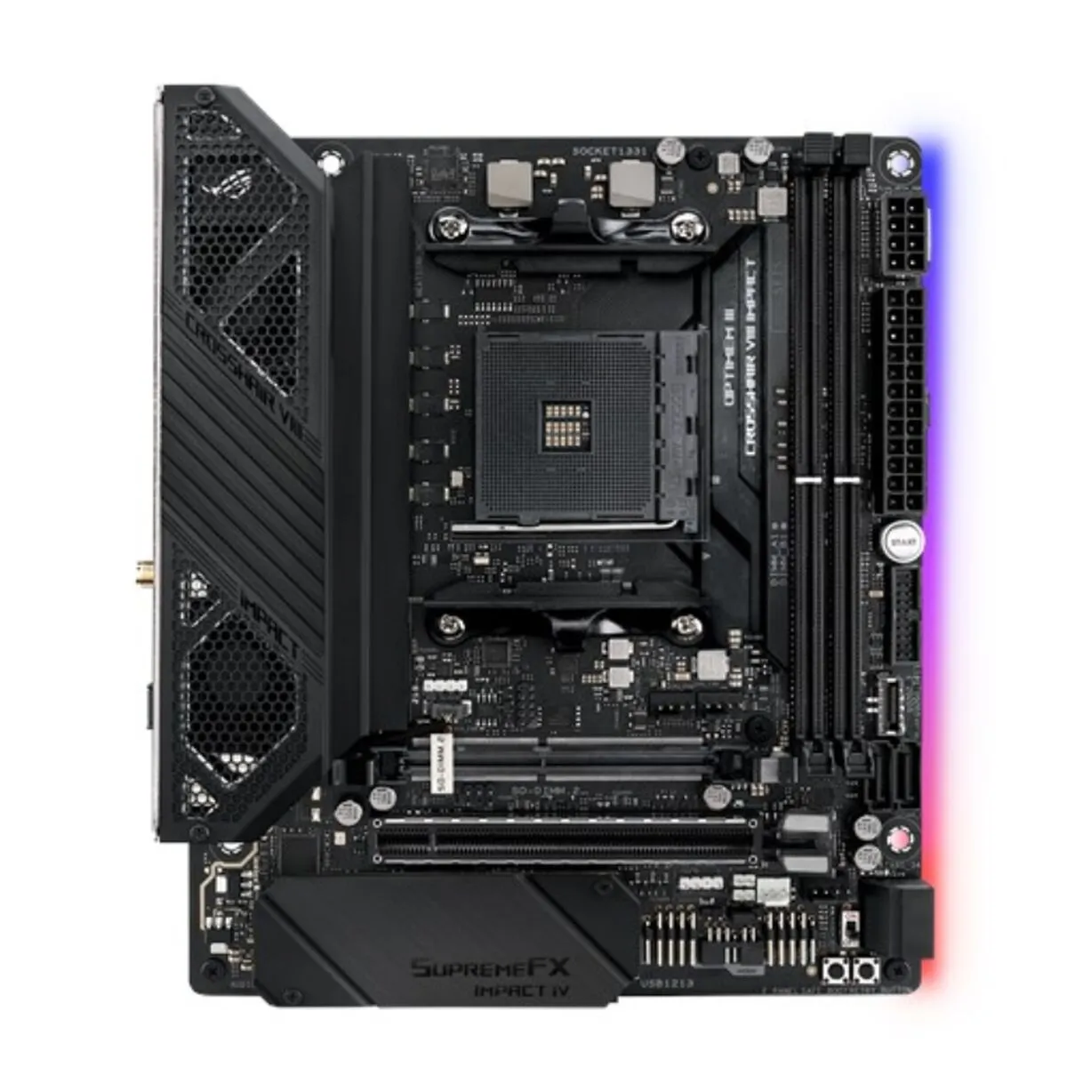 Scheda Madre Asus ROG CROSSHAIR VIII IMPACT X570 AMD AM4 AMD X570 AMD