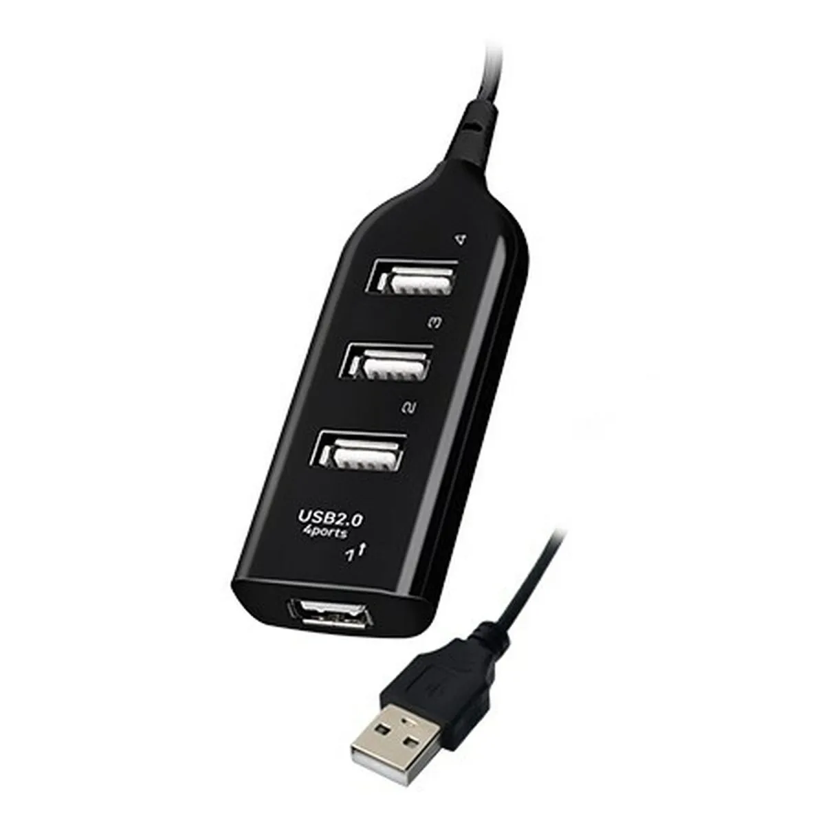 Hub USB Vakoss TC-234UX Bianco Nero