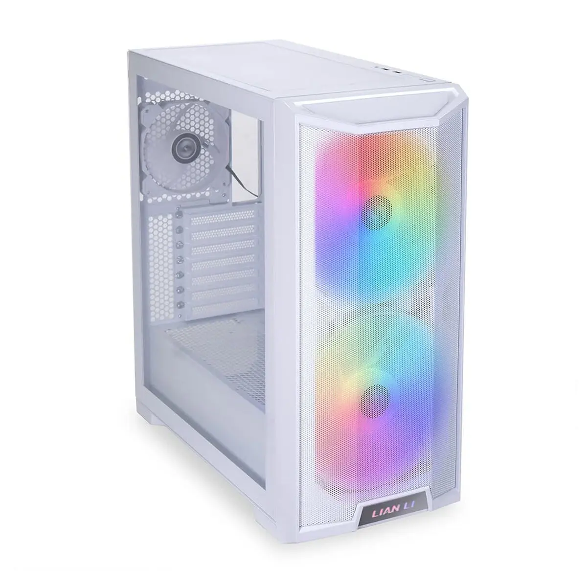 Case computer desktop ATX Lian-Li LANCOOL 215WHITE Bianco Multicolore