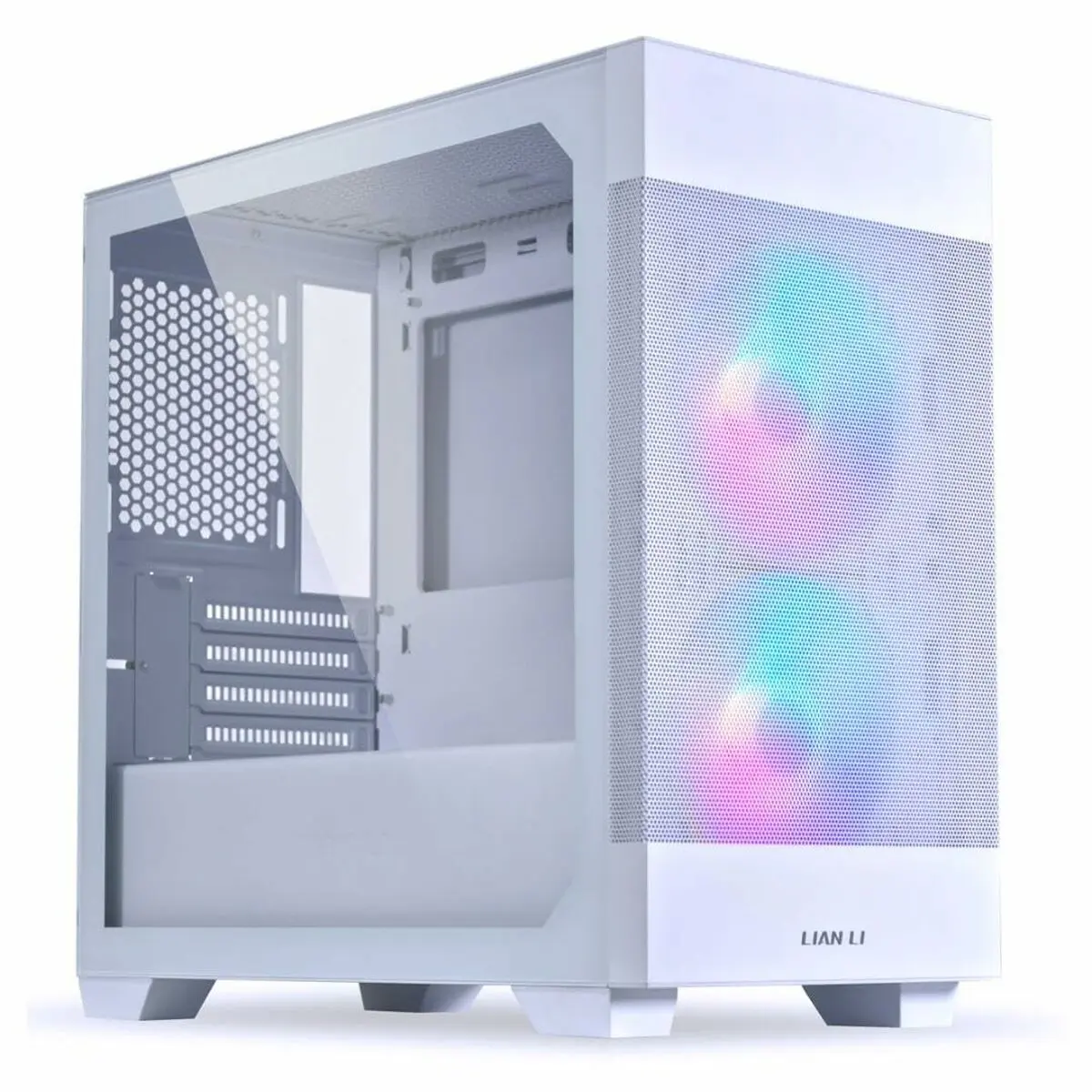 Case computer desktop ATX Lian-Li LANCOOL 205M MESH SNOW Bianco