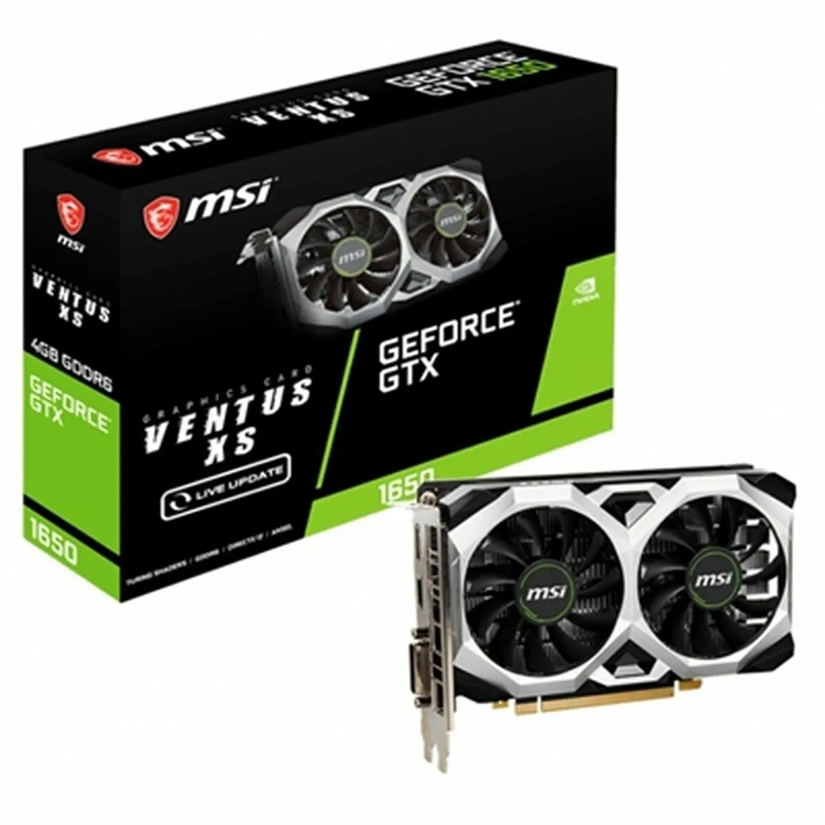 Scheda Grafica MSI GTX 1650 D6 VENTUS XS V1 4 GB GDDR6 GeForce GTX 1650