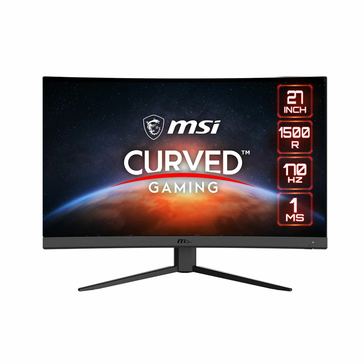 Monitor MSI G27CQ4 E2 27" Wide Quad HD LED VA LCD Flicker free 170 Hz