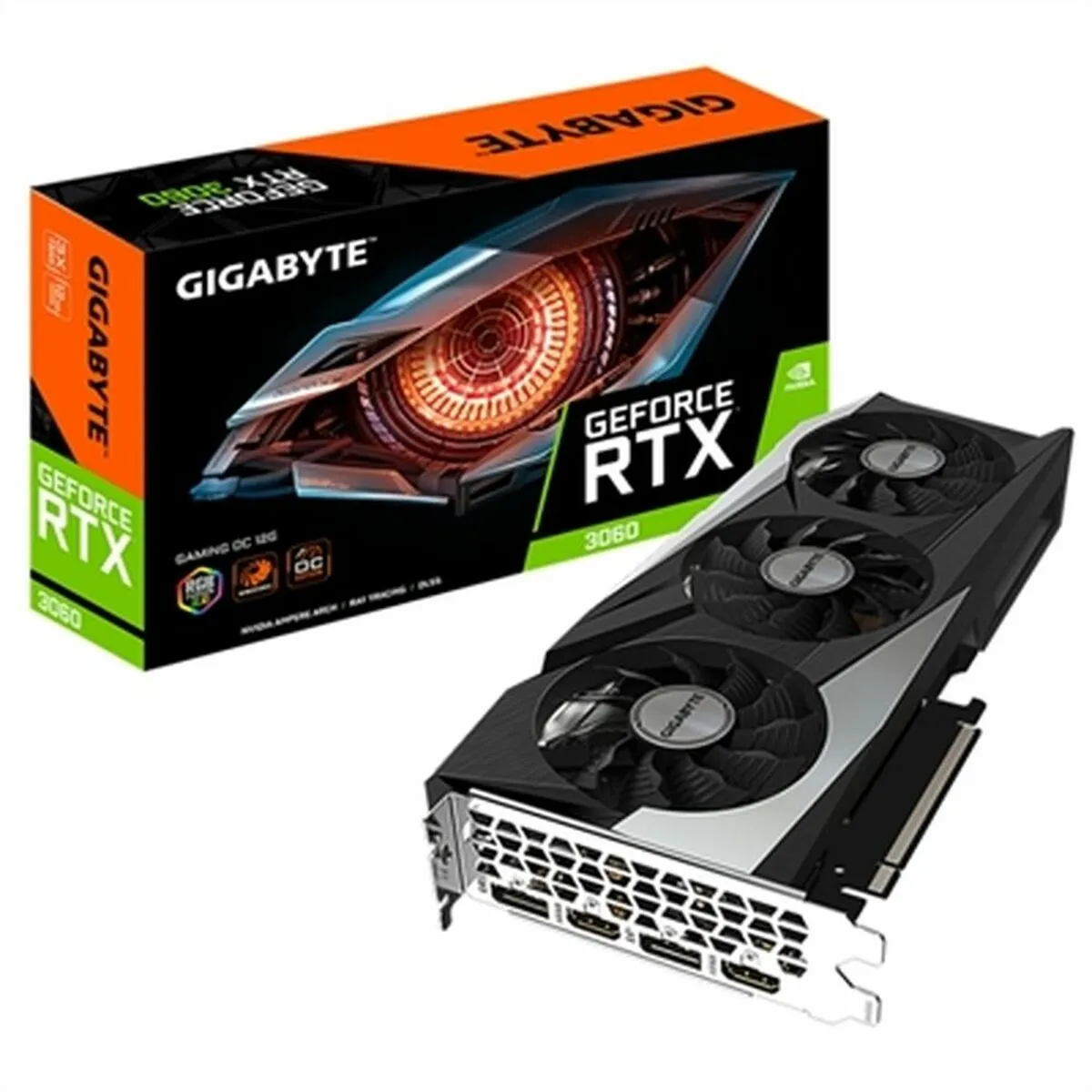 Scheda Grafica Gigabyte GV-N3060GAMING OC-12GD NVIDIA GeForce RTX 3060