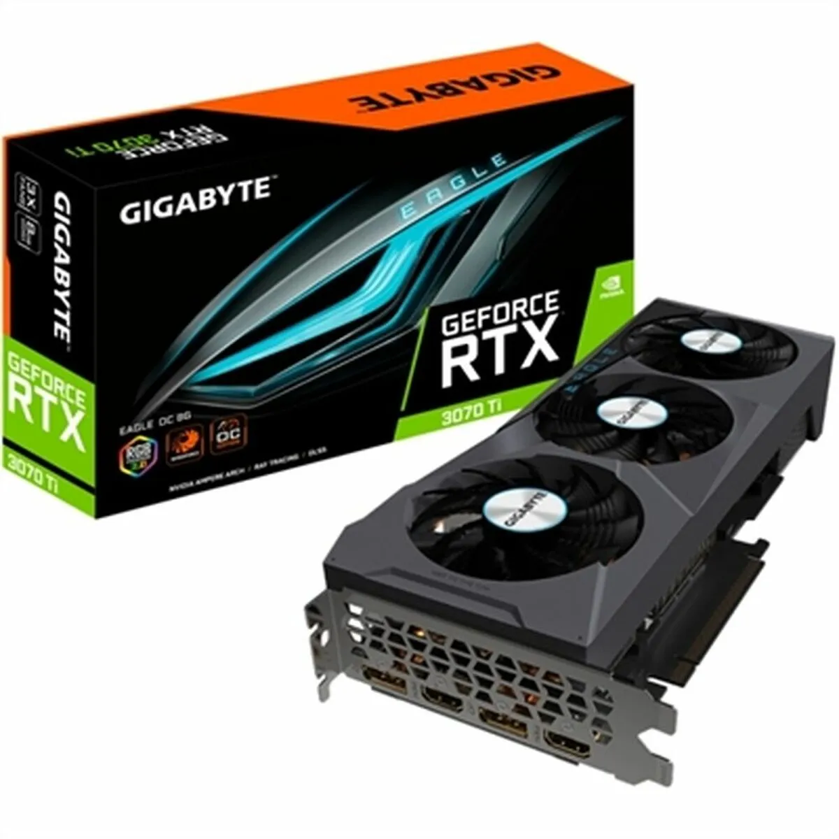 Scheda Grafica Gigabyte GV-N307TEAGLE OC-8GD 8 GB RAM GeForce RTX 3070 Ti