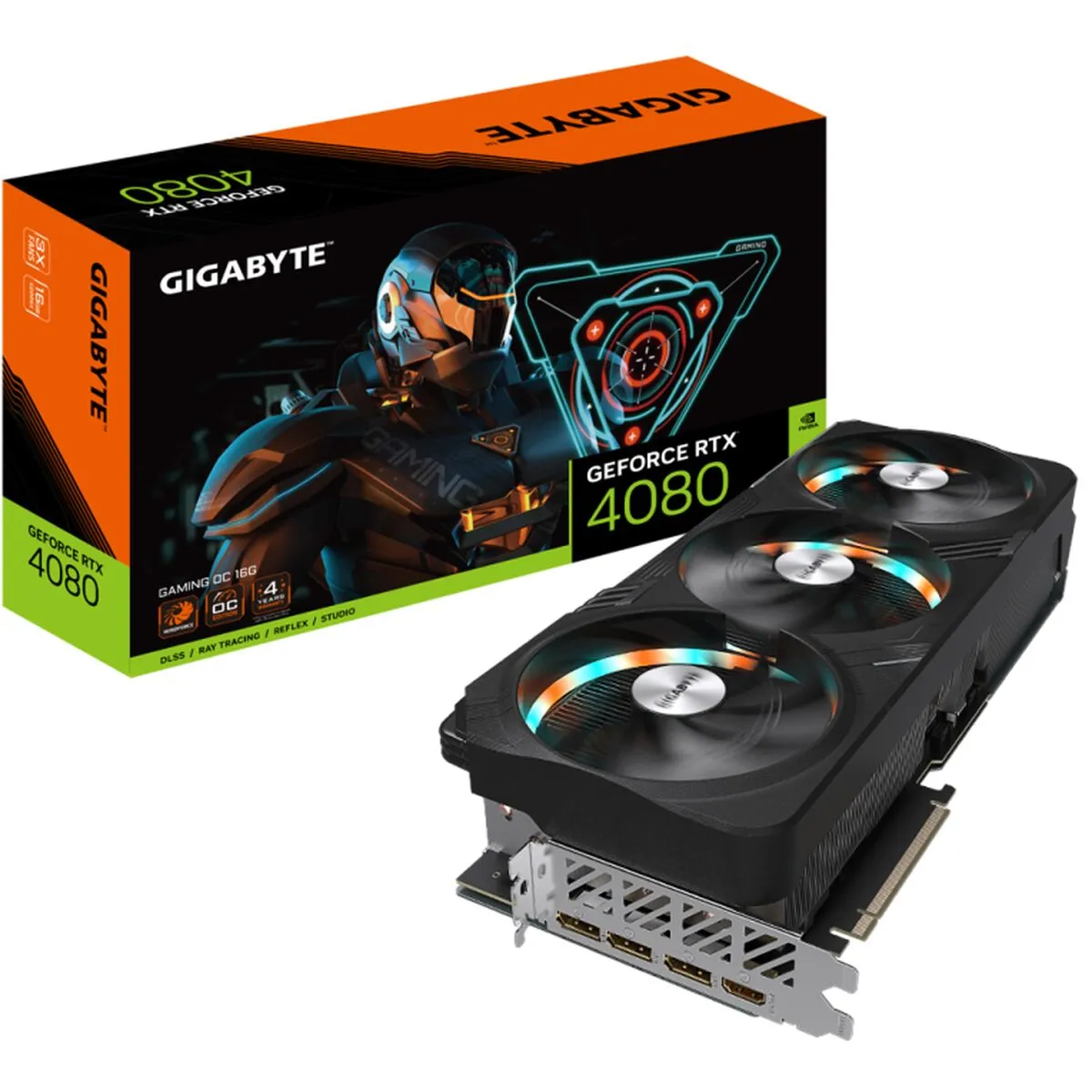 Scheda Grafica Gigabyte GeForce RTX 4080 16 GB GDDR6X 16 GB RAM GDDR6X