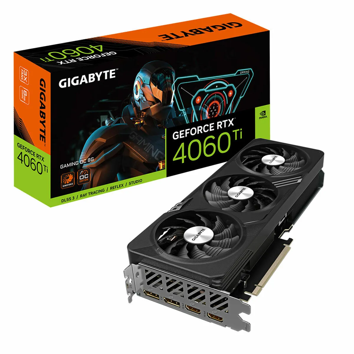 Scheda Grafica Gigabyte GeForce RTX­­ 4060 Ti GAMING OC 8G 8 GB GDDR6 8 GB RAM GDDR6 GDDR6X