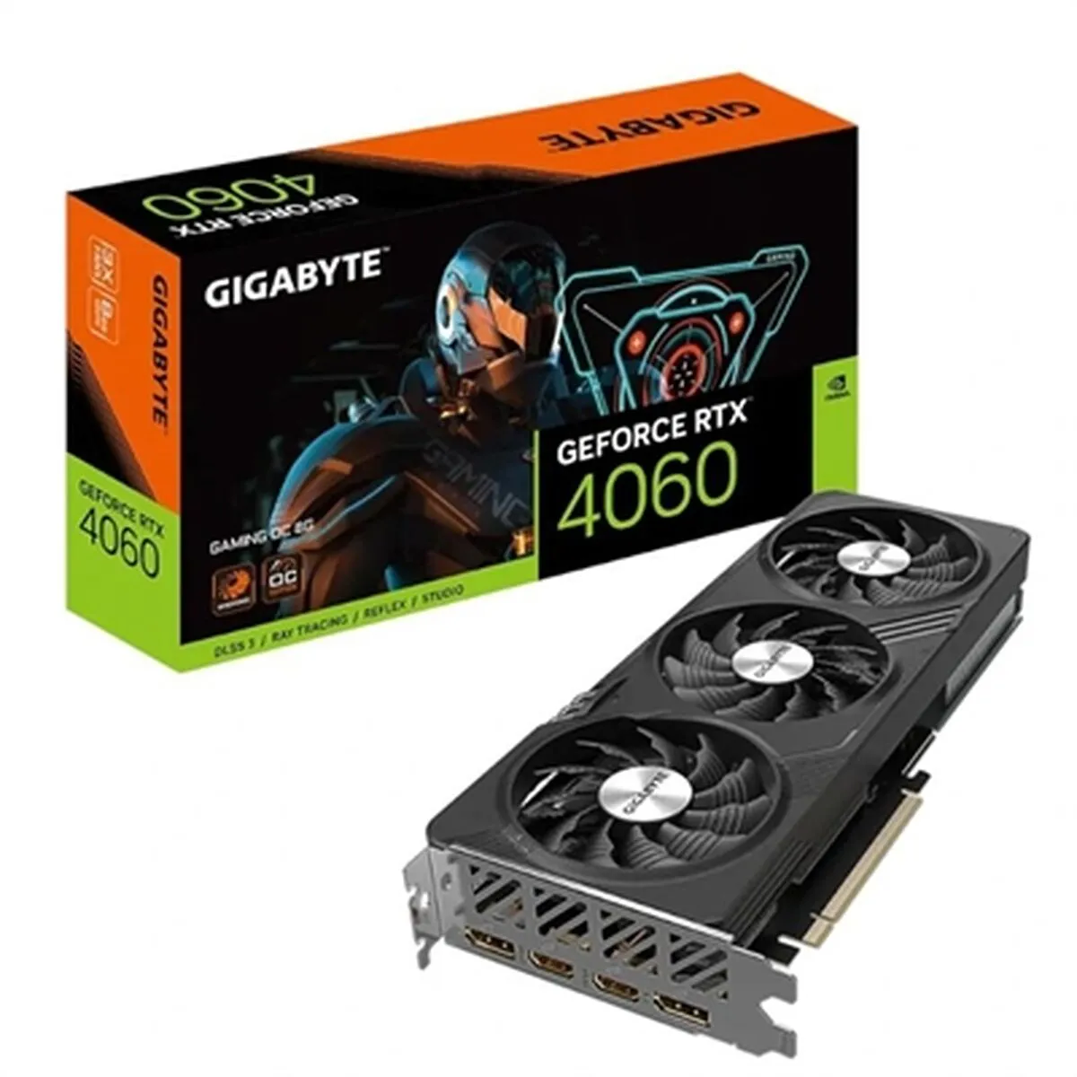 Scheda Grafica Gigabyte GV-N4060GAMING OC-8GD Geforce RTX 4060