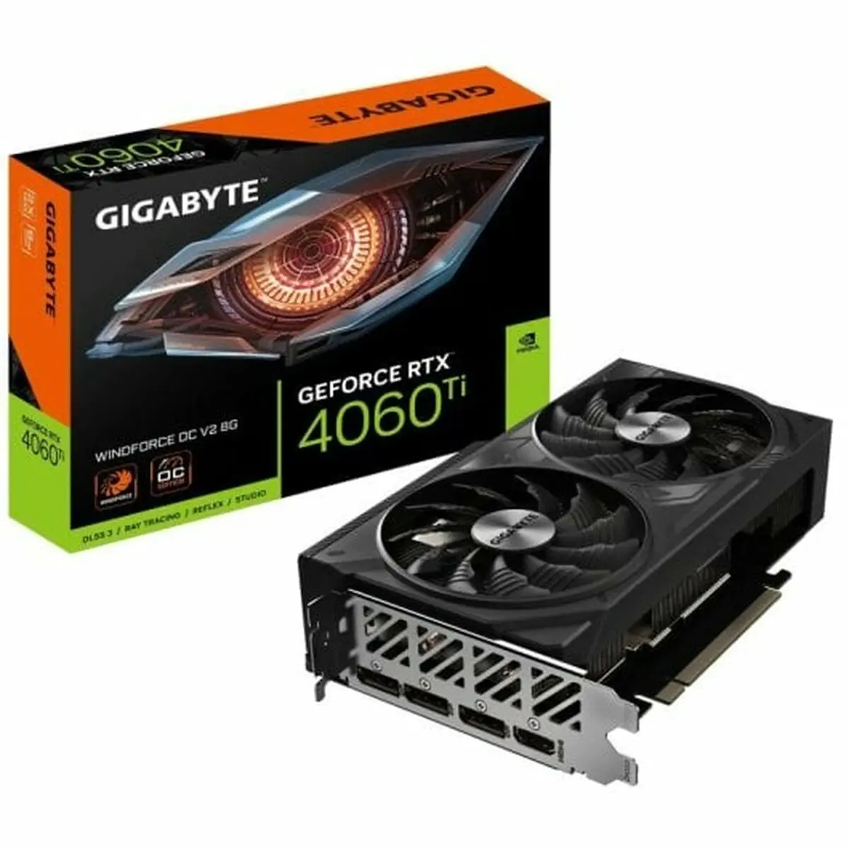 Scheda Grafica Gigabyte 8 GB GDDR6 Geforce RTX 4060 Ti