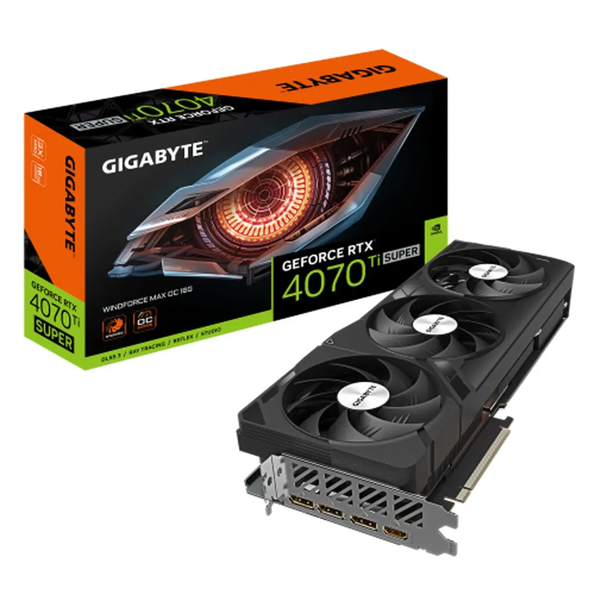 Scheda Grafica Gigabyte GV-N407TSWF3MAX OC-16GD GEFORCE RTX 4070 TI SUPER 16 GB GDDR6X