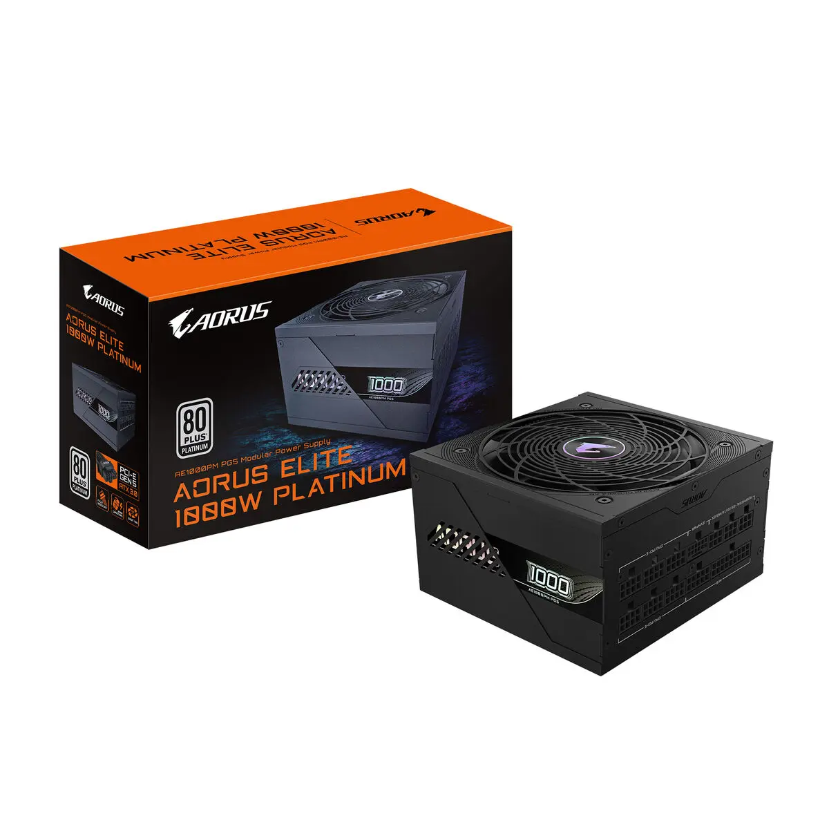 Fonte di Alimentazione Gigabyte Aorus Elite Platinum 1000 W 125 W 80 PLUS Platinum