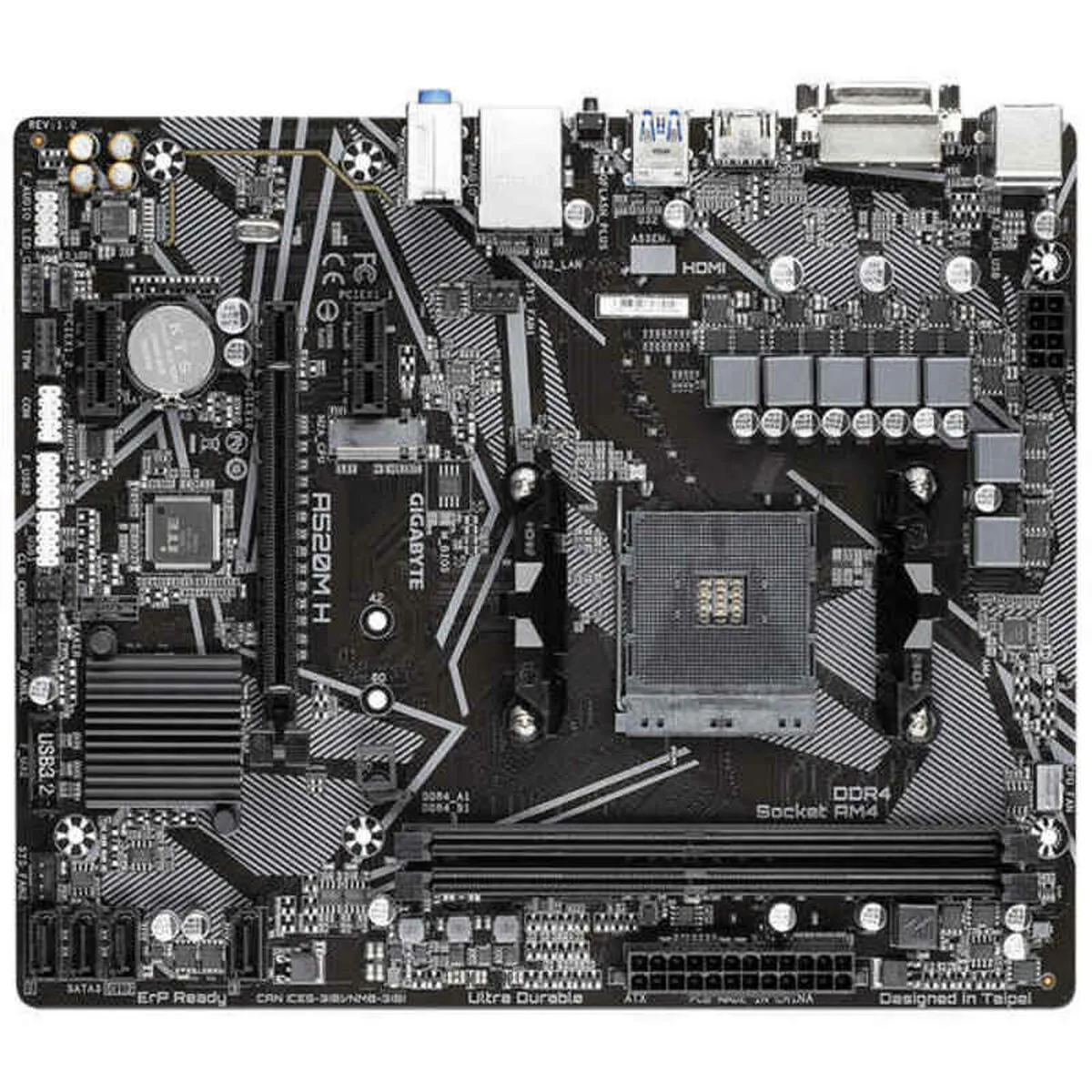 Scheda Madre Gigabyte A520M H mATX AM4