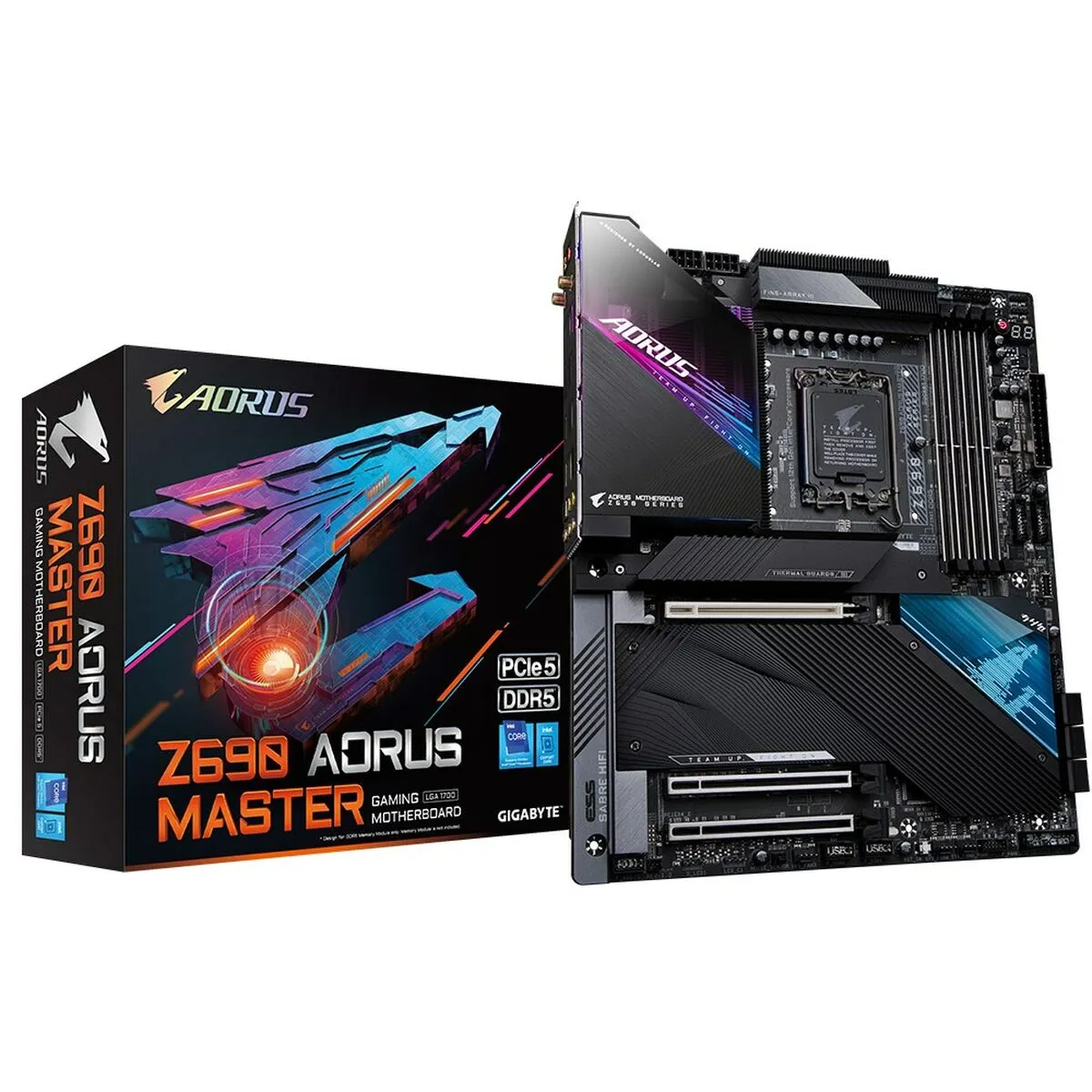 Scheda Madre Gigabyte Z690AORUSMASTER Intel Wi-Fi 6 INTEL Z690 LGA 1700