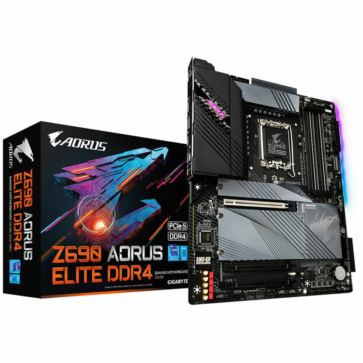 Scheda Madre Gigabyte Z690 AORUS ELITE DDR4 (rev. 1.0) DDR4 ATX 1700 Intel LGA 1700