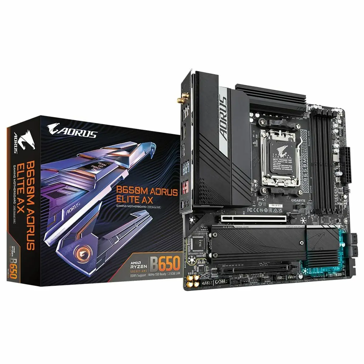 Scheda Madre Gigabyte B650M AORUS ELITE AX AMD AMD B650 AMD AM5