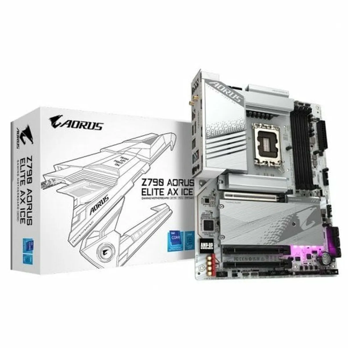 Scheda Madre Gigabyte Z790 A ELITE AX ICE LGA 1700 Intel Z790 Express