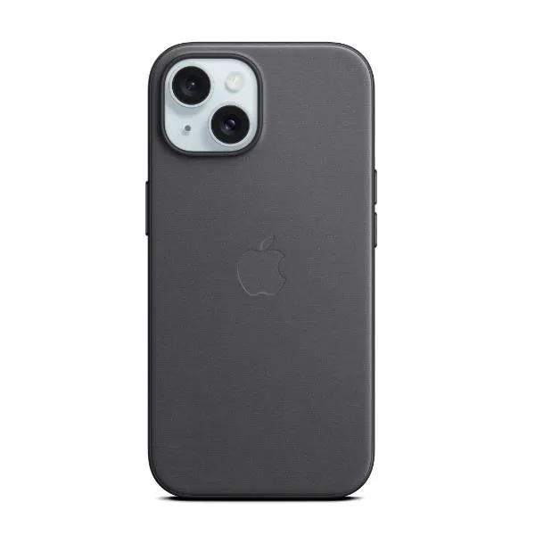 IPHONE 15 PLUS FINEWOVEN CASE BLACK